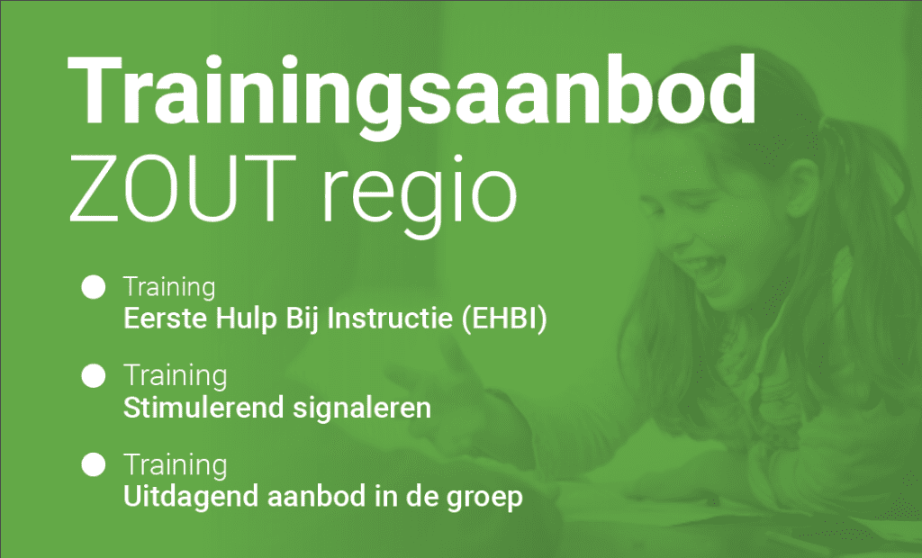 Trainingsaanbod regio ZOUT