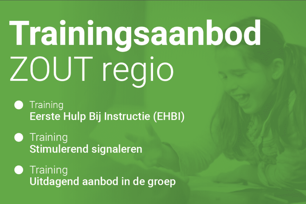 Trainingsaanbod regio ZOUT